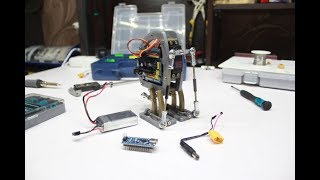 Простой шагающий робот на Ардуино своими руками| 3D печать