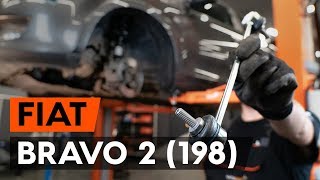 Как заменить тягу стабилизатора передней подвески FIAT BRAVO 2 (198) [ВИДЕОУРОК AUTODOC]