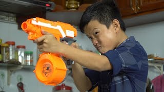 NERF GUN MONEY SHOT BATTLE