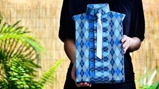 Shirt Style Gift Wrapping