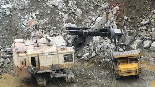 Карьерные «Братья» - ЭКГ-5А + БелАЗ-7540