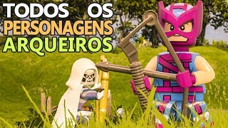 TODOS OS PERSONAGENS ARQUEIROS do LEGO Marvel's Avengers (LEGO Marvel Vingadores)