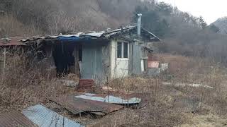 폐가다 !오대산 월정사 왔던길 엄청난 산길을 넘었다 산길 작은집