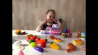 ИГРАЕМ В МАГАЗИН  Детский игровой набор для девочек Супермаркет Касса