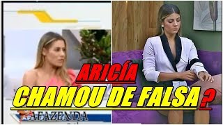 #AFAZENDA11 ARICIA DETONA ATITUDE DE HARIANY FOI ℱ?ℒ??  COM LUCAS ?