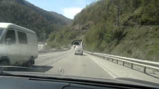Дорога  Красная поляна  -  Адлер