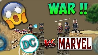 Mini Militia Marvel vs DC Super Hero WAR Mod EPIC Gameplay !! | Doodle Army 2: Mini Militia #65