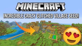 Minecraft - Incredible Crazy Glitched Village Seed! (Minecraft PS4, Xbox One, PS3,Xbox 360)