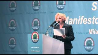 Intervento di Stefania Craxi - Assemblea dei Riformisti Italiani - Milano 26 novembre 2011