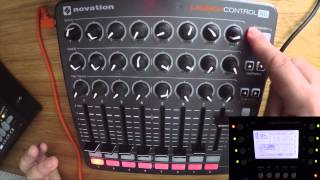 Novation Launch Control XL firmware update controlling Elektron Octatrack and NO COMPUTER!!!!