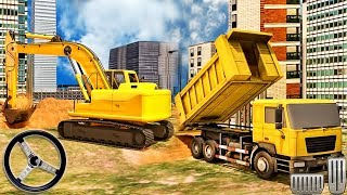 Excavator Real Construction Simulator 2019 - Future City Craft Build - Android GamePlay