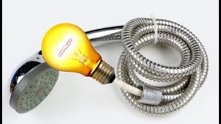 Крутая самоделка/НЕ ВЫБРАСЫВАЙТЕ ГОФРУ ОТ ДУША \ Don't throw out a flexible hose for a shower
