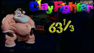 Clay Fighter 63 1/3 Playthrough With Sumo Santa