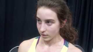 Maddy Berkson After Winning High School Mile