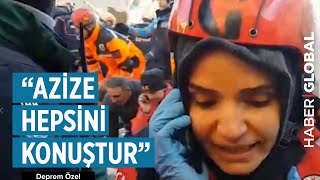 Elazığ'da Enkaz Altındaki Azize'yle Telefon Görüşmesi! Türkiye'nin Duygulandığı An!