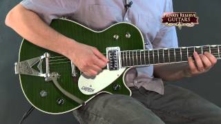 Gretsch Guitars G6128T-TVTAFTB Power Jet Electric Guitar Transparent Green