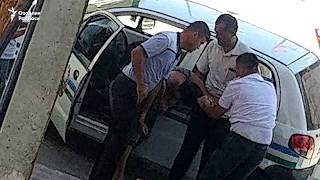 Озодлик видеоси ортидан аёлнинг сочини юлган милиция зобити прокуратурага чақиртирилди