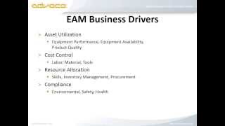 Infor EAM Asset Management Overview Video Demo Webinar Recording