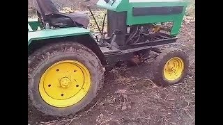 Самодельный трактор с китайским движком