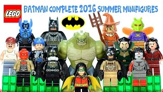 LEGO® Batman: The Complete 2016 Summer Sets Minifigures