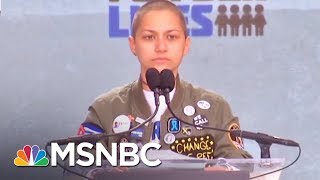 Emma Gonzalez Makes Statement With Silence At March For Our Lives | AM Joy | MSNBC