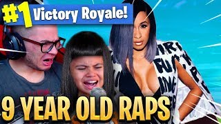 9 YEAR OLD KID RAPS LIKE CARDI B ON FORTNITE WTF "BODAK YELLOW" FORTNITE FUNNY BATTLE ROYALE MOMENTS