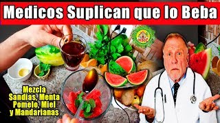 Ella Bebio Sandia, Pomelo, Mandarian y Miel Todos los Dias, Estos son sus Increíbles Resultados
