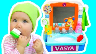 Brush Your Teeth Song | Vasya Nursery Rhymes & Kids Songs