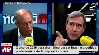 Ciro Gomes: "A política protecionista do Trump está correta"
