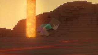 Майнкрафт анимация Herobrine vs Steve