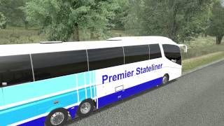 German Truck Simulator Premier Stateliner Skin (Scania Irizar) - OBLiViON