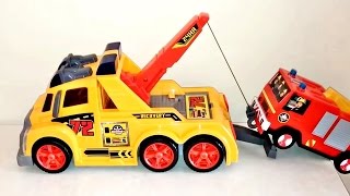 Oyuncak Vinç Çekici Aracı ile İtfaiyeci Sam Arabasını Kurtardık # Tow Truck Toy