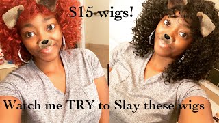Watch me (try to) SLAY these wigs | AiSi Hair Wigs Aliexpress | LifeAsBrittany