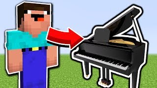 НУБ ПОСТРОИЛ ПИАНИНО В МАЙНКРАФТ ! НУБИК ПРОТИВ БЫСТРЫЕ СТРОИТЕЛИ И ТРОЛЛИНГ MINECRAFT МАЙНКРАФТ