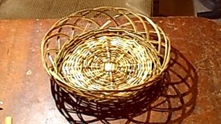 Плетение из лозы  Подарочная чаша.  Weaving from the vine Gift bowl.