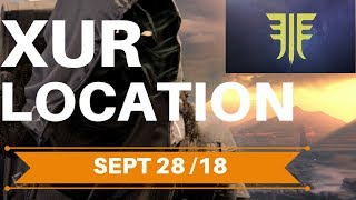 Destiny 2 - XUR LOCATION Sept 28/18