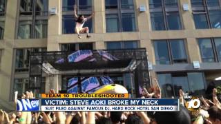 Steve Aoki Breaks Girl’s Neck At Hard Rock Hotel & Casino in California, San Diego