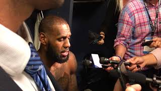 LeBron James reacts to being all-time franchise lead in most games played for Cavaliers | ESPN