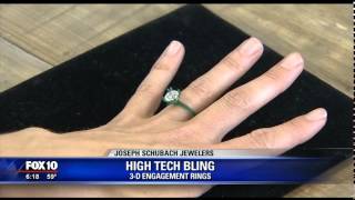 3D Jewelry Printing for Engagement Rings - Phoenix Fox 10's Anita Roman Interviews Joseph Schubach