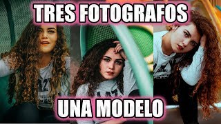 TRES FOTÓGRAFOS UNA MODELO - RETO FOTOGRÁFICO