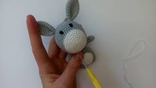 Схема вязания крючком ослика амигуруми от Katkarmela
