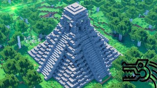 Пирамида Майя в Майнкрафт - Древний храм - Как построить? Скачать карту Minecraft