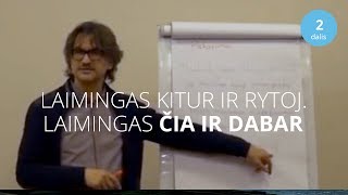 Rimvydas Židžiūnas „Laimingas kitur ir rytoj. Laimingas čia ir dabar" 2 dalis