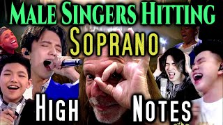 Vocal Coach Reaction Mashup | Male Singers Hitting Soprano High Notes |  Ken Tamplin | Dimash