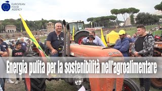 Energia pulita per la sostenibilità nell'agroalimentare