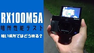 RX100M5A 暗所性能をチェック！ 暗い場所でも明るい・・・でも手ブレ対策は必須！
