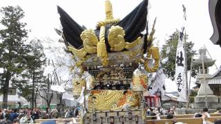 北条節句祭2012　笠屋町　西上野　市村　宵宮本社宮入2/14