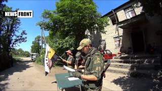 Принятие присяги на передовой бойцами 4-й роты 2-го взвода армии ДНР