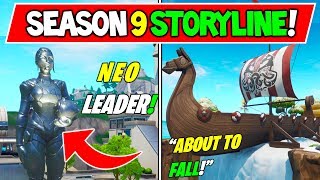 *NEW* Fortnite Season 9 STORYLINE EXPLAINED! - "NEO LEADER" + "5 YEARS AHEAD!"