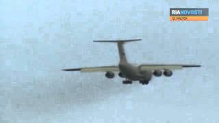 Putin new Russian military heavy transport aircraft Ilyushin IL-476 Flight Tests RIA Novosti